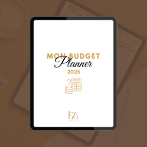 Budget planner mensuel (digital - PDF)